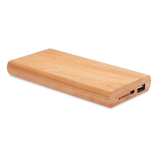 Power bank 4000 mAh bambú ARENAPOWER - Imagen 2