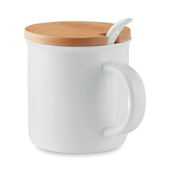 Taza de porcelana con tapa KENYA - Imagen 2