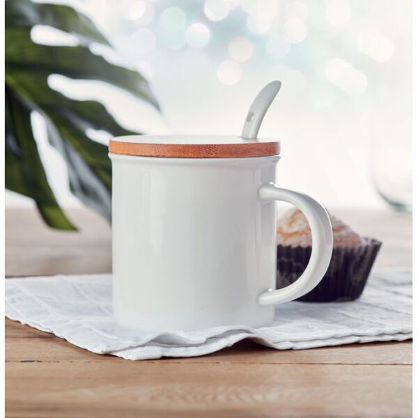 Taza de porcelana con tapa KENYA - Imagen 6