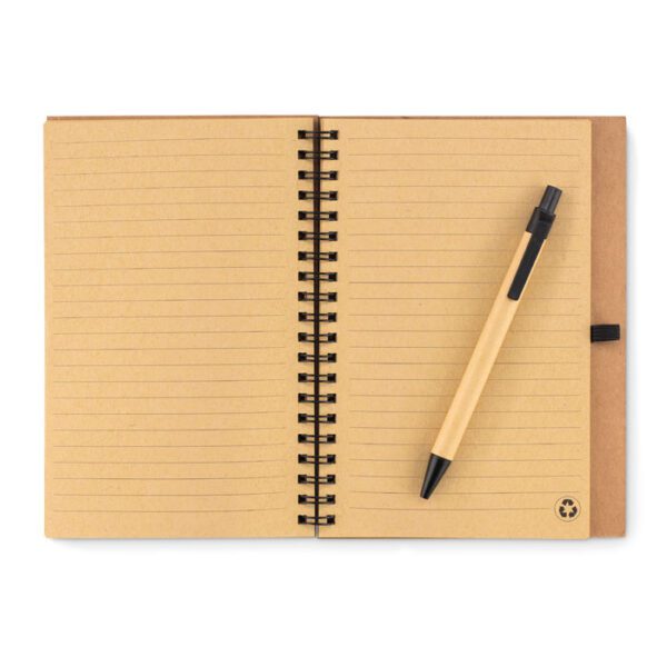 Libreta con bolígrafo tapa corc SONORA PLUSCORK - Imagen 3