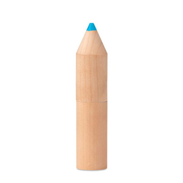 Estuche madera de 6 lápices PETIT COLORET - Imagen 2