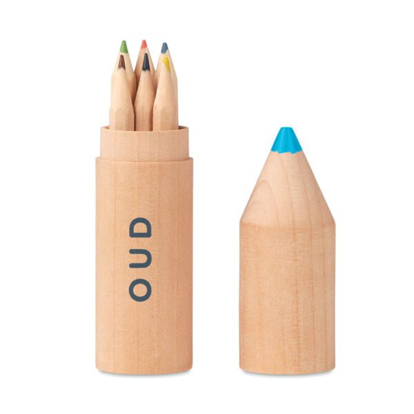 Estuche madera de 6 lápices PETIT COLORET - Imagen 4