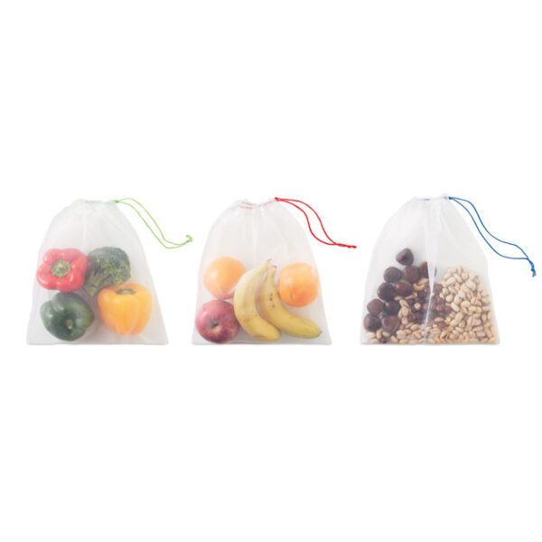 Set de 3 bolsas en RPET. VEGGIE SET RPET - Imagen 3