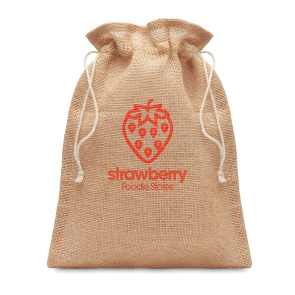 Bolsa regalo pequeña de yute JUTE SMALL - Imagen 4