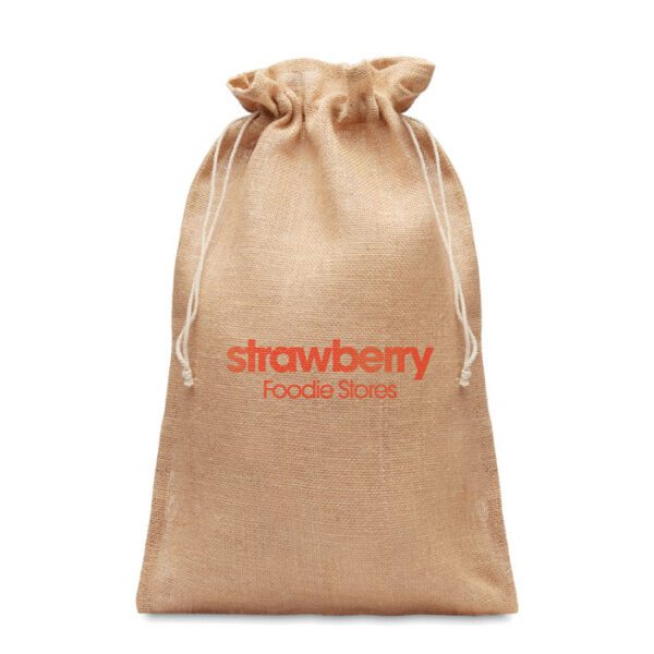 Bolsa regalo grande de yute JUTE LARGE - Imagen 4
