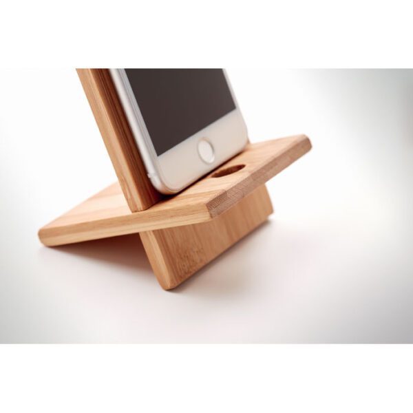 Soporte para telefono de bambú WHIPPY - Imagen 7