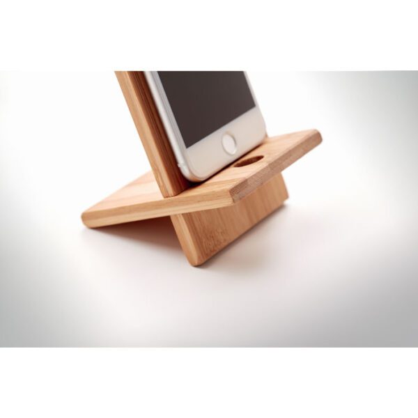 Soporte para telefono de bambú WHIPPY - Imagen 8