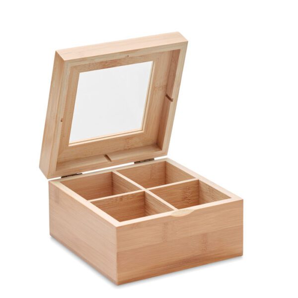 Caja de té de bambú CAMPO TEA - Imagen 2