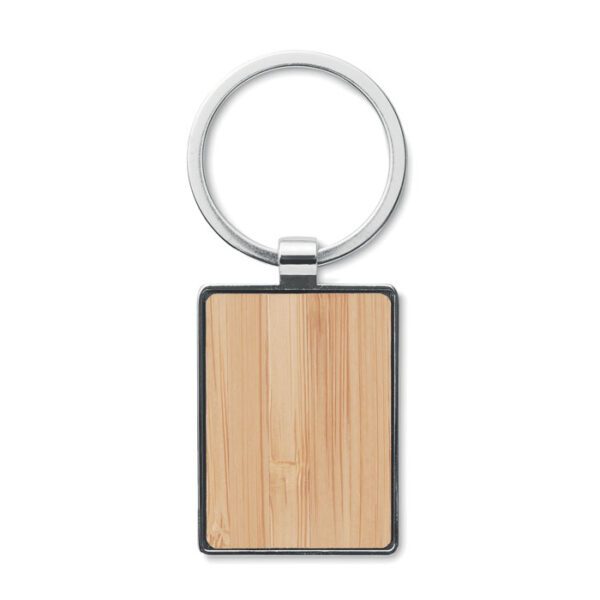 Llavero rectangular y bambú BENDIGO - Imagen 4
