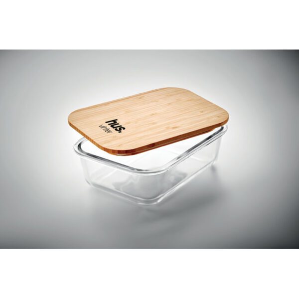 Fiambrera vidrio y tapa bambú TUNDRA LUNCHBOX - Imagen 4