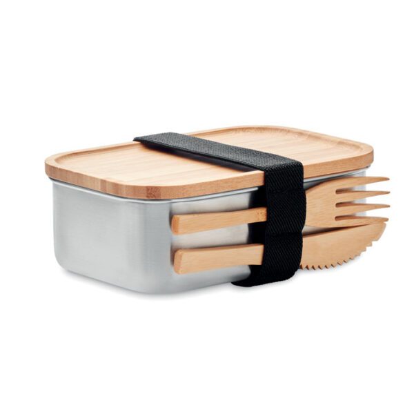 Fiambrera de acero inox.600 ml SAVANNA - Imagen 2