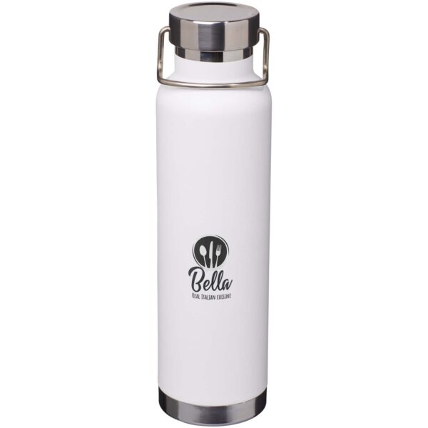 Botella de 650 ml de acero inoxidable reciclado con certificado RCS con aislamiento de cobre "Thor" - Imagen 3