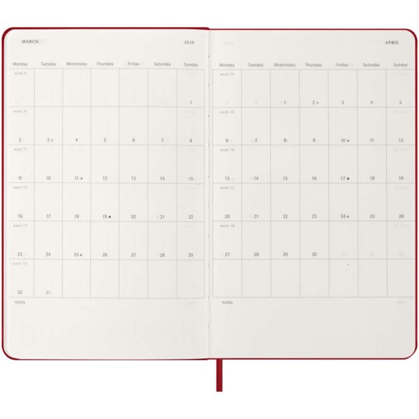 Agenda diaria de 12 meses con tapa dura "Moleskine" - Imagen 6