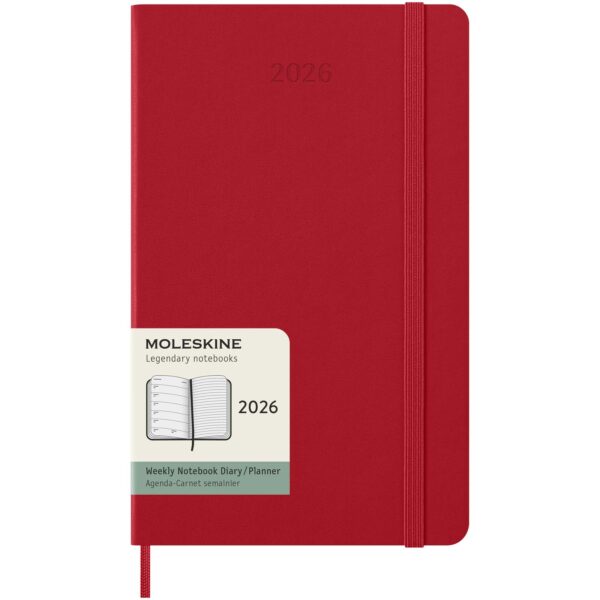 Planificador semanal L con tapa dura de 12 meses "Moleskine" - Imagen 2