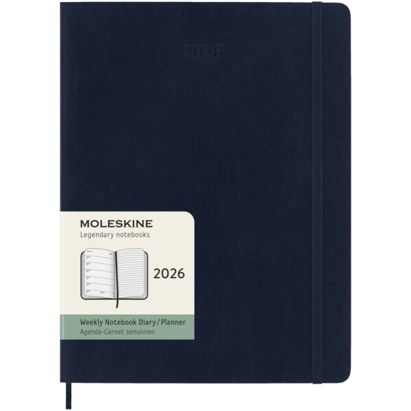 Libreta XL con tapa blanda de 12 meses "Moleskine"