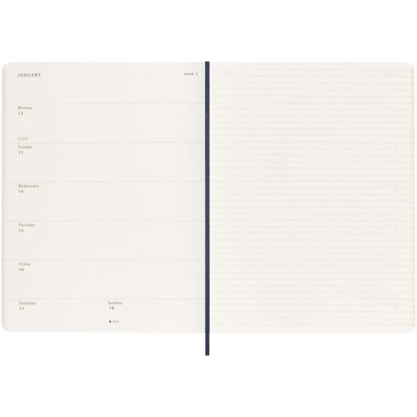 Libreta XL con tapa blanda de 12 meses "Moleskine" - Imagen 7