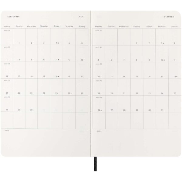 Agenda diaria de 12 meses con tapa blanda "Moleskine" - Imagen 7
