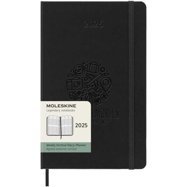 Agenda vertical L de 12 meses con tapa dura "Moleskine" - Imagen 3