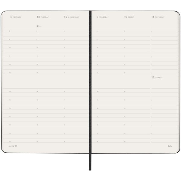 Agenda vertical L de 12 meses con tapa dura "Moleskine" - Imagen 8