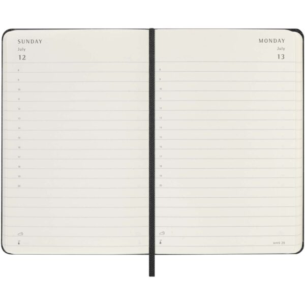 Agenda diaria de bolsillo de 12 meses con tapa dura "Moleskine" - Imagen 7