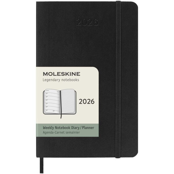 Agenda semanal de bolsillo de 12 meses con tapa blanda "Moleskine" - Imagen 2