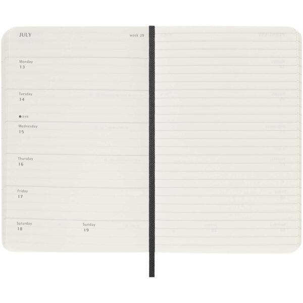 Agenda semanal de bolsillo de 12 meses con tapa blanda "Moleskine" - Imagen 7