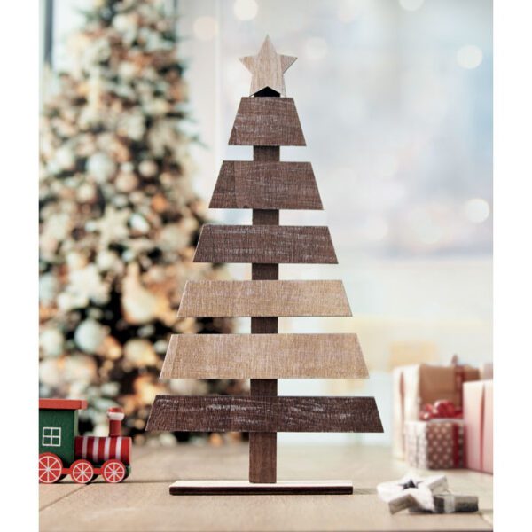 Árbol de Navidad de madera PUINEN - Imagen 8