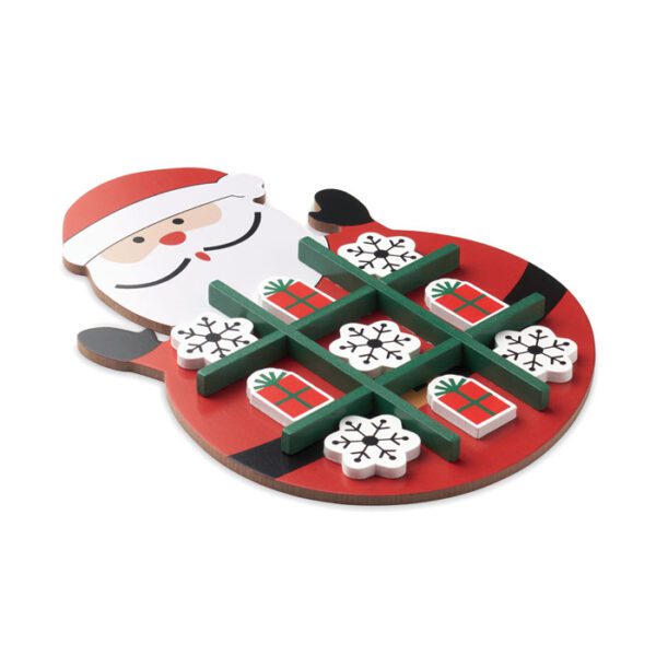 Tres en raya navideño madera HOHOTOE - Imagen 2
