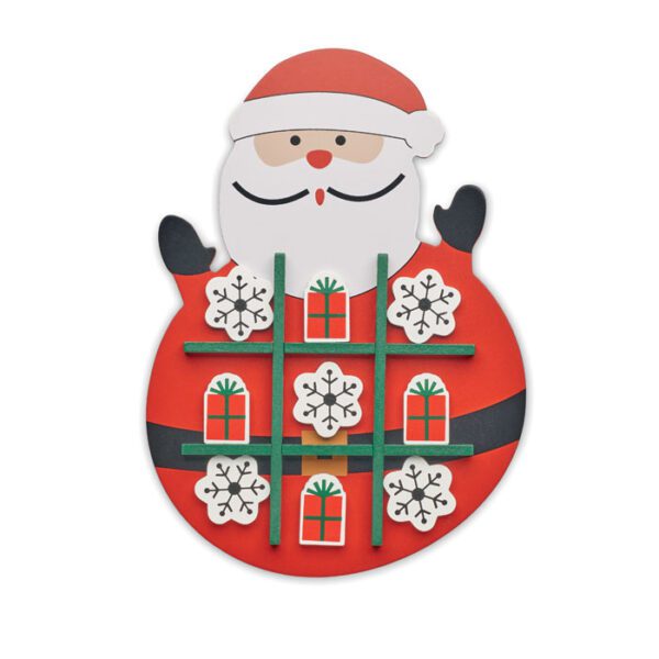 Tres en raya navideño madera HOHOTOE - Imagen 6