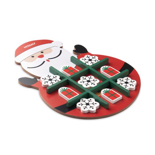 Tres en raya navideño madera HOHOTOE - Imagen 4
