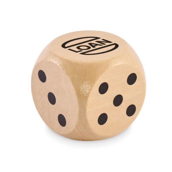 Dados madera Schima 5cm diam. DADO - Imagen 4