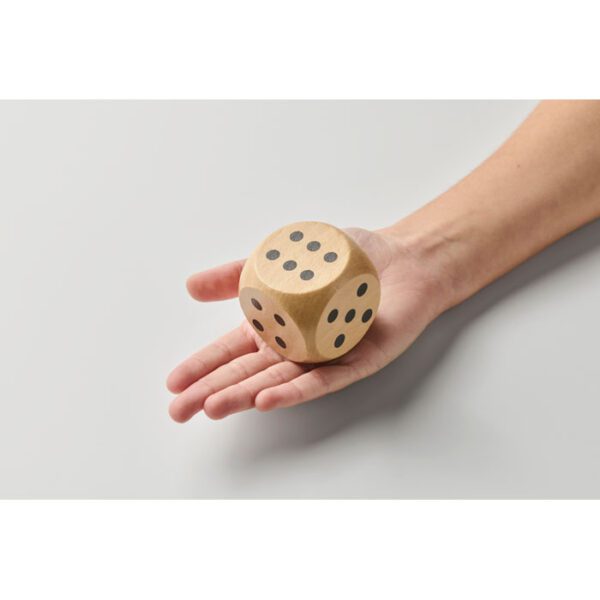 Dados madera Schima 5cm diam. DADO - Imagen 3