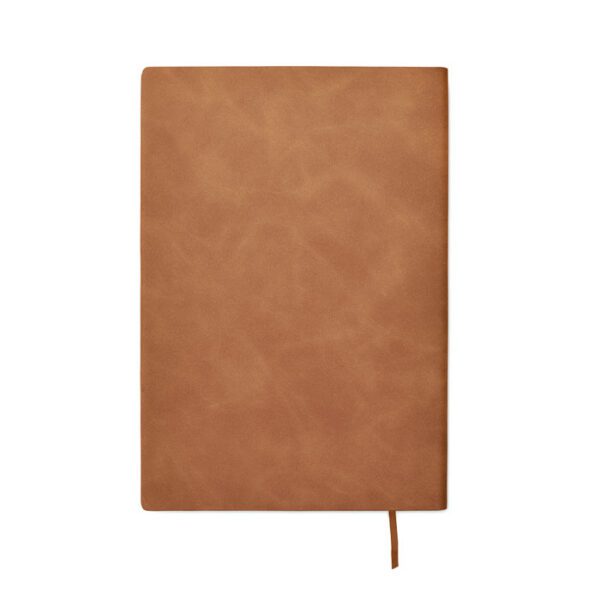 Cuaderno A5 en PU ahumado TINTRAY - Imagen 3