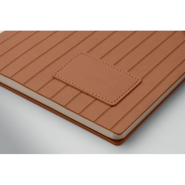 Cuaderno A5 en PU ahumado TINTRAY - Imagen 4