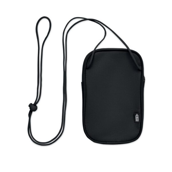 Bolsa de viaje cruzada RPET KOROVIN POUCH - Imagen 2