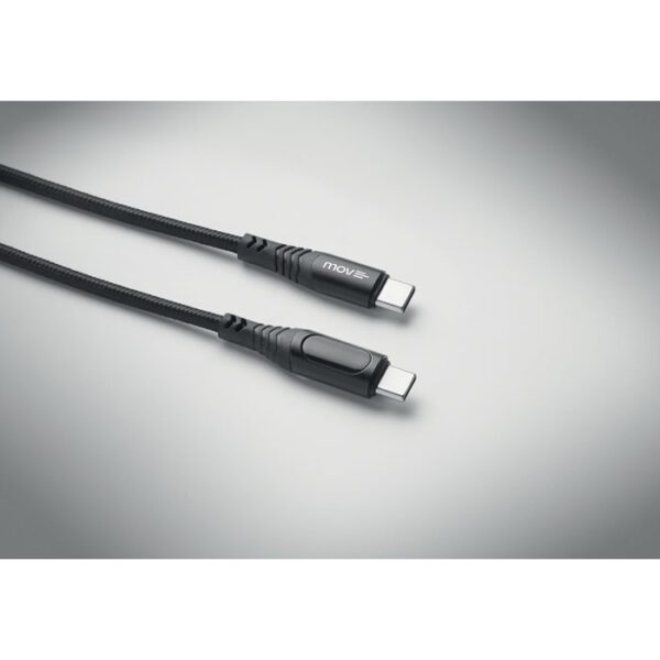 Cable de carga de 100 W tipo C TYPSO - Imagen 3