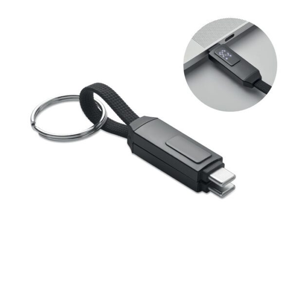 Llavero con cable de carga KEYSTO