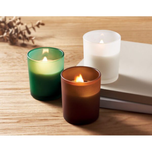 Vela de cera vegetal 80 gr KIVAS WOOD - Imagen 4