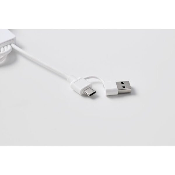 cable de carga 2 en 1 tipo C ICAB - Imagen 4