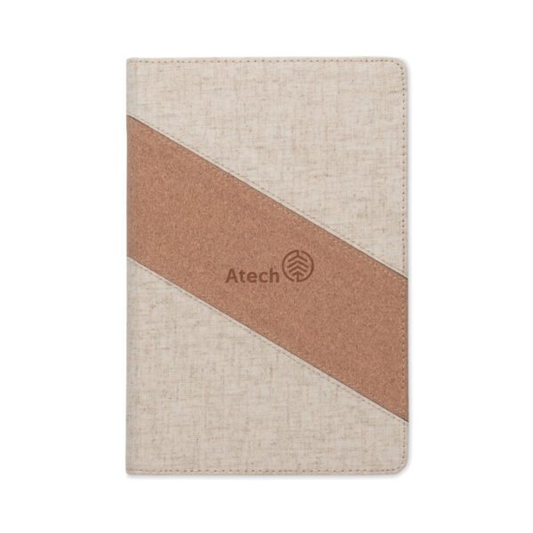 Cuaderno A5 con cargador 15W CORTONA - Imagen 3