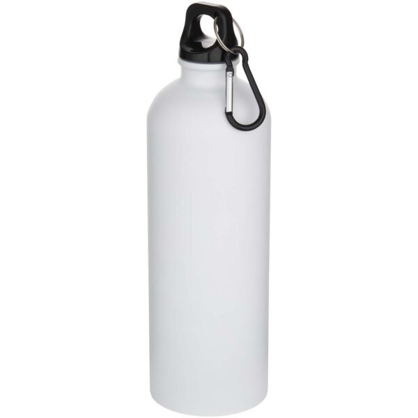 Botella de 750 ml de acero inoxidable mate reciclado con certificado RCS con mosquetón "Oregon"