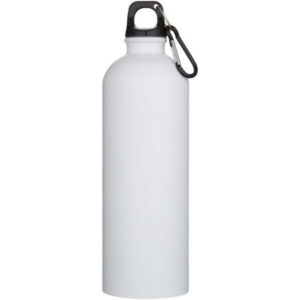 Botella de 750 ml de acero inoxidable mate reciclado con certificado RCS con mosquetón "Oregon" - Imagen 4