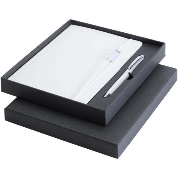 Set de libreta de tapa dura A5 y rollerball "Legato Elegance" - Imagen 2
