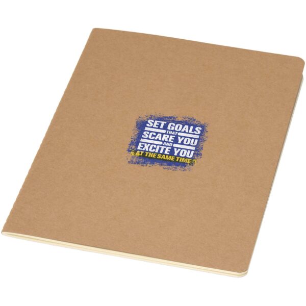 Libreta kraft A5 con páginas rayadas "Slyk" - Imagen 3