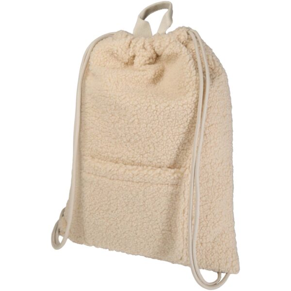 Mochila de cuerdas de 9 L de sherpa reciclado con certificado GRS "Bear" - Imagen 2