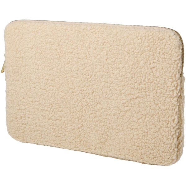 Funda para portátil de 13" y 2 L de sherpa reciclado con certificado GRS "Bear" - Imagen 2