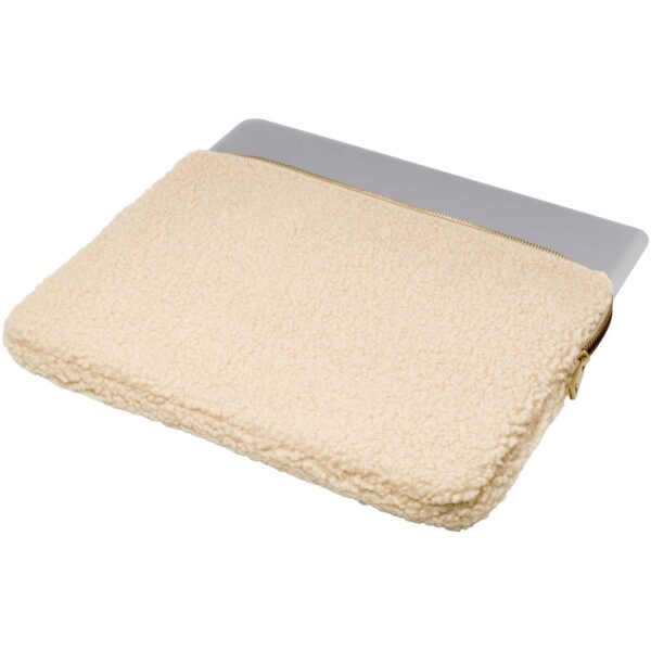 Funda para portátil de 13" y 2 L de sherpa reciclado con certificado GRS "Bear" - Imagen 6