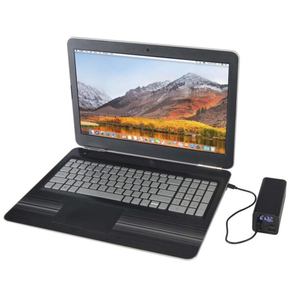 Batería externa para portátil de aluminio reciclado de 20 000 mAh y 70 W "Acamar" - Imagen 8