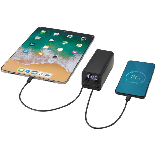 Batería externa para portátil de aluminio reciclado de 20 000 mAh y 70 W "Acamar" - Imagen 9