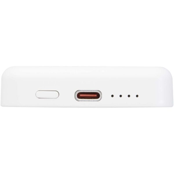 Batería externa inalámbrica magnética de 5000 mAh y 15 W con PD de 20 W fabricada con plástico reciclado "Acrab" - Imagen 9